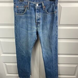 Vintage 1990s Levi's 501 Student Button Fly Jeans Women's 28x30 Medium Wash